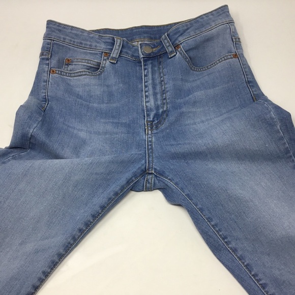 Dr. Denim Erin High-Rise Skinny Jeans in Distorted Blue - Picture 7 of 13